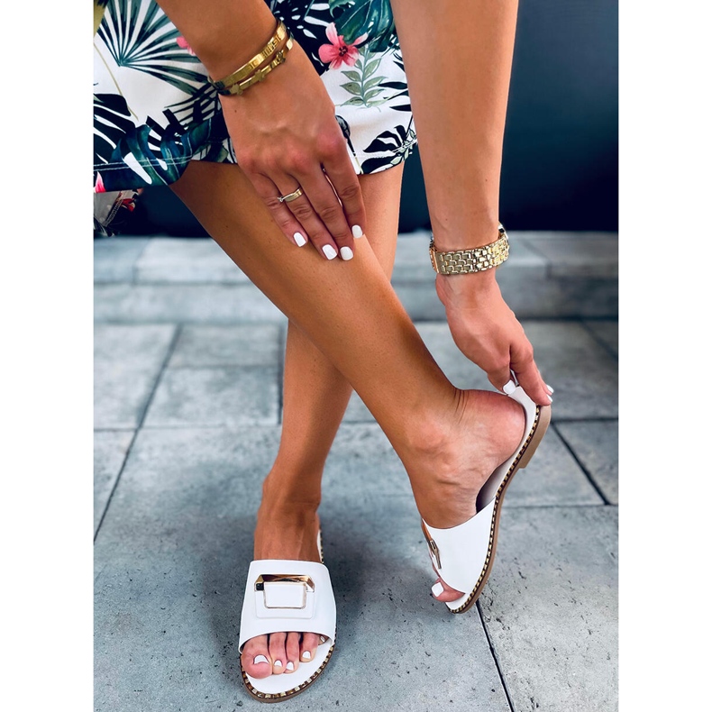 Sandálias femininas Linn White branco 2