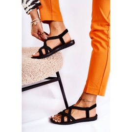 PS1 Sandálias femininas pretas Marell trançadas preto 1