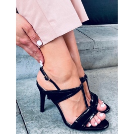 Penny Sandália de salto alto preta preto 2