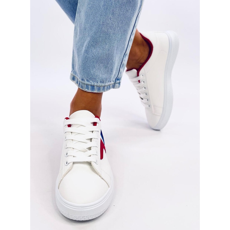 Tênis feminino Avery Red branco 2