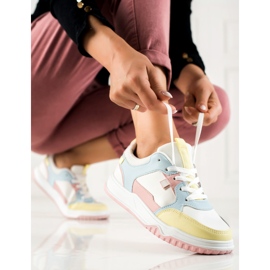 SHELOVET Calçados esportivos coloridos branco multicolorido 1