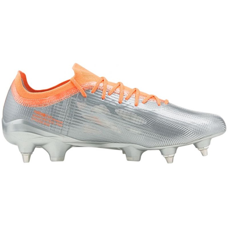 Chuteiras de futebol Puma Ultra 1.4 MxSG M 106718 01 cinza prata 1