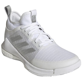 Tênis de vôlei Adidas CrazyFlight Mid W GY9278 branco branco 1