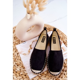 Espadrilhas clássicas femininas Big Star JJ274952 pretas bege preto 5