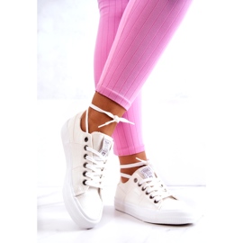 Tênis feminino Big Star JJ274095 Tênis branco 1