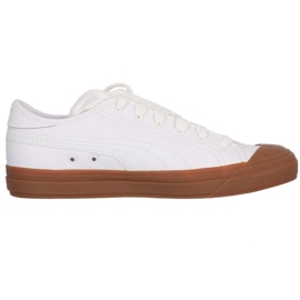 Puma Sapatos capri de couro 369244 03 branco 1