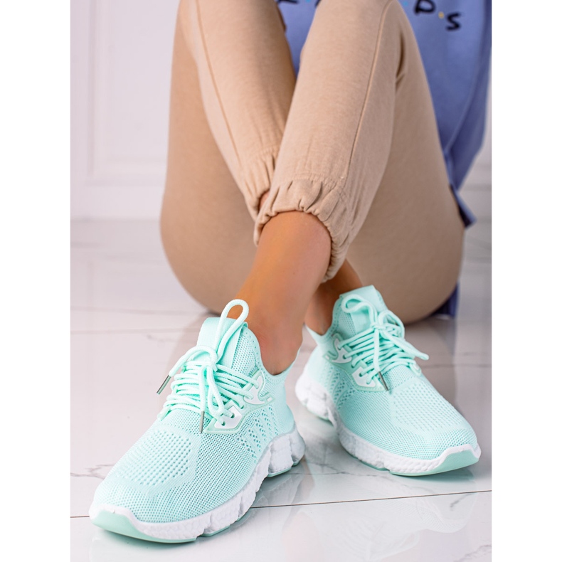 SHELOVET Calçados esportivos leves verde 1