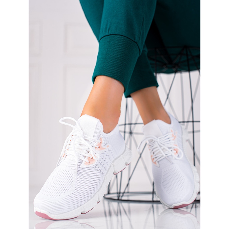 SHELOVET Calçados esportivos leves branco 1