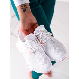 SHELOVET Calçados esportivos leves branco 2