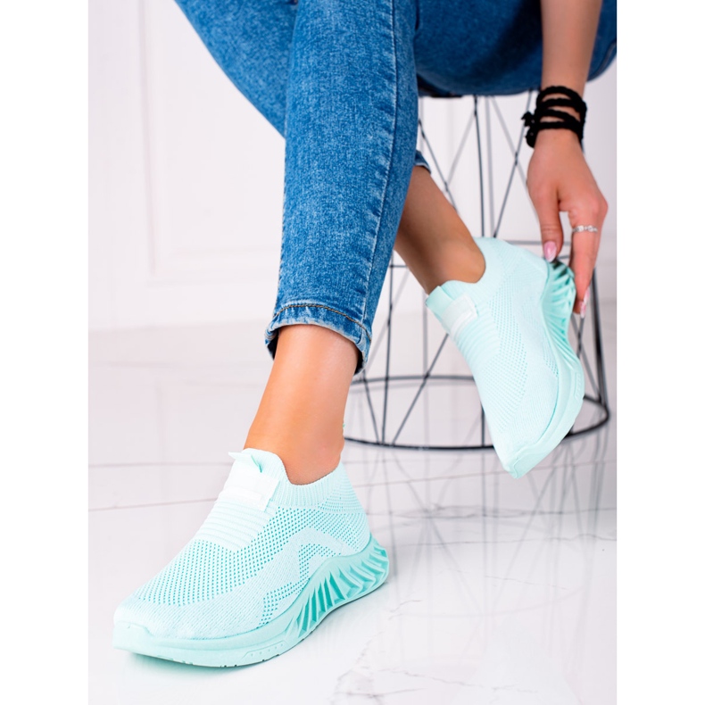 SHELOVET Calçados Esportivos Slip-on verde 1