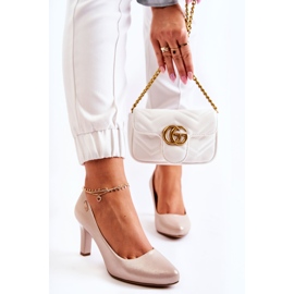 Sapatos femininos Sergio Leone Gold Shiny Orsola dourado 1