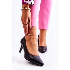 Sergio Leone Sapatos femininos clássicos pretos Semprella 1