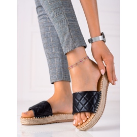 SHELOVET flip-flops de plataforma preto 1