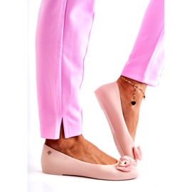 PH1 Laço de bailarina de borracha feminina nude Fergie bege 4