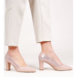 Marco Shoes Sapatos femininos em rosa claro 1