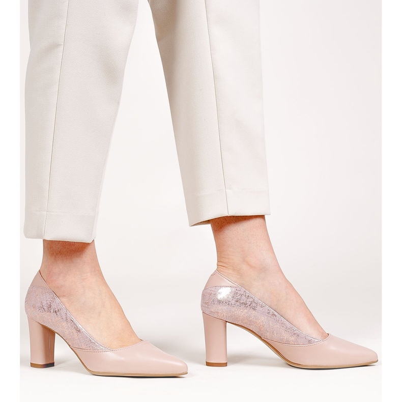 Marco Shoes Sapatos femininos em rosa claro 1