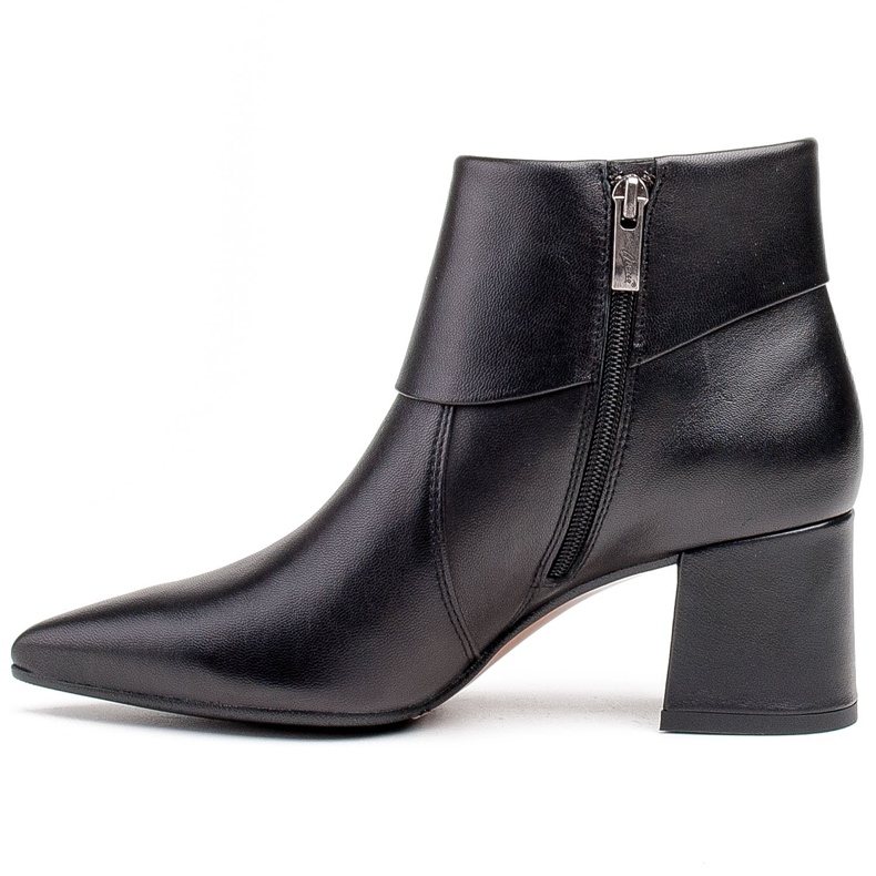 Marco Shoes Botas femininas Marco 1344B com gola preto 1 Marco Shoes Botas femininas Marco 1344B com gola preto 1