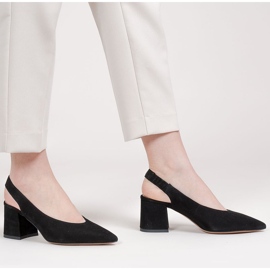 Marco Shoes Sandálias pretas 1501P com pulseira e borracha preto 1