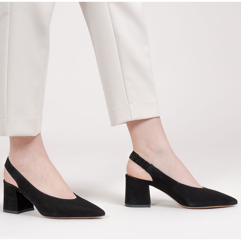 Marco Shoes Sandálias pretas 1501P com pulseira e borracha preto 1