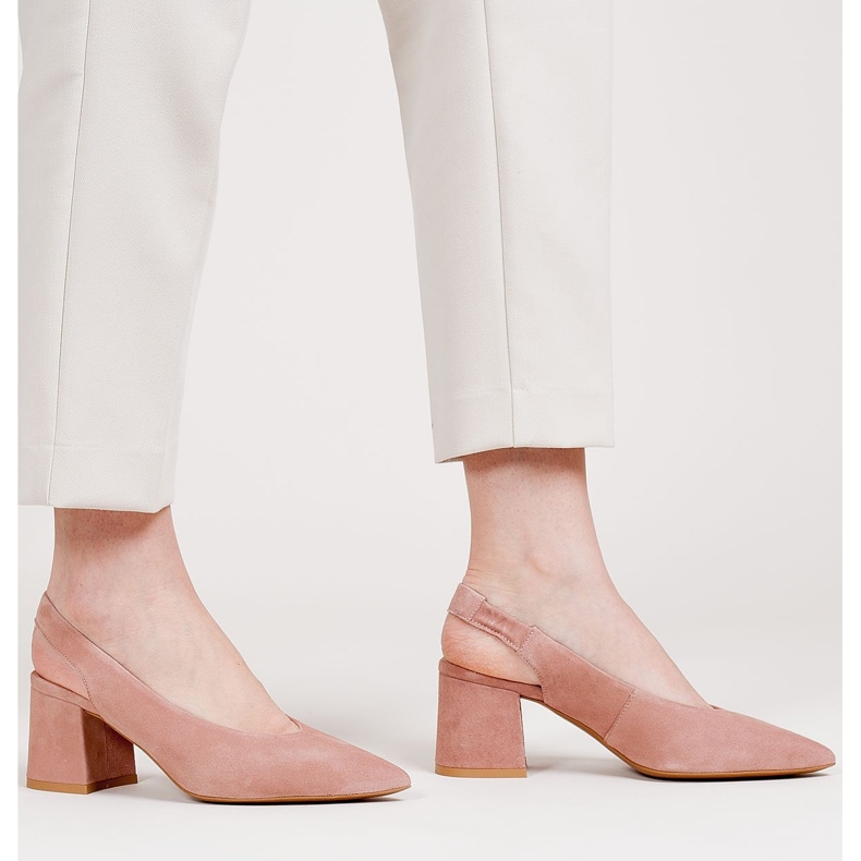 Marco Shoes Sandálias salmão 1501P com pulseira e borracha rosa 1