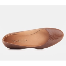 Marco Shoes Bailarinas de camurça marrom castanho 3