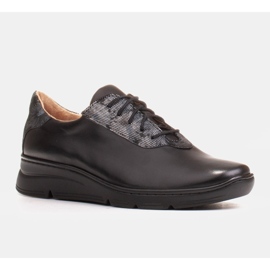 Radoskór Sapatos femininos pretos confortáveis ​​para um pé mais largo 1