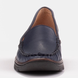 Radoskór Calçado feminino azul marinho confortável para um pé mais largo 1