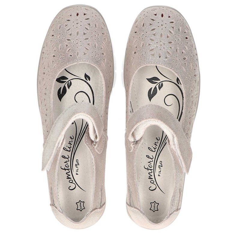 Sapatos Filippo DP640 / 20 Si Silver prata 7 Sapatos Filippo DP640 / 20 Si Silver prata 7