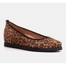 Marco Shoes Sapatos leves com uma parte inferior muito macia e um reforço escondido castanho 1