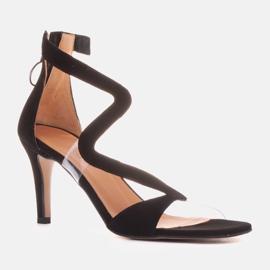 Marco Shoes Sandálias Ava elegantes preto 1