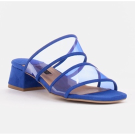 Marco Shoes Chinelos femininos com listras translúcidas vermelho 1 Marco Shoes Chinelos femininos com listras translúcidas vermelho 1