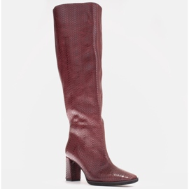 Marco Shoes Botas Kate com cano largo vermelho multicolorido 1