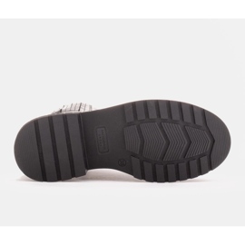 Marco Shoes Botas Costanza com tachas de prata preto 6