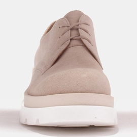 Marco Shoes Sapatos Angelina com sola em branco e bege 1