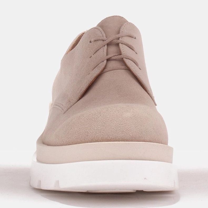 Marco Shoes Sapatos Angelina com sola em branco e bege 1