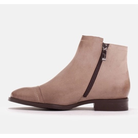 Marco Shoes Botas com fivela decorativa bege 2