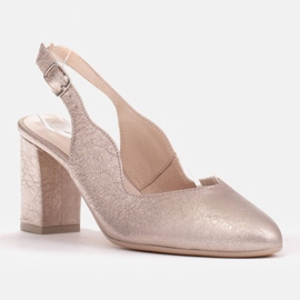 Marco Shoes sandálias de platina 1071P dourado 1