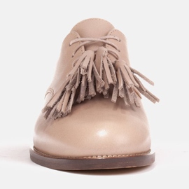 Marco Shoes Sapatos com atacadores e franjas 2222P-1250-1 bege 1 Marco Shoes Sapatos com atacadores e franjas 2222P-1250-1 bege 1
