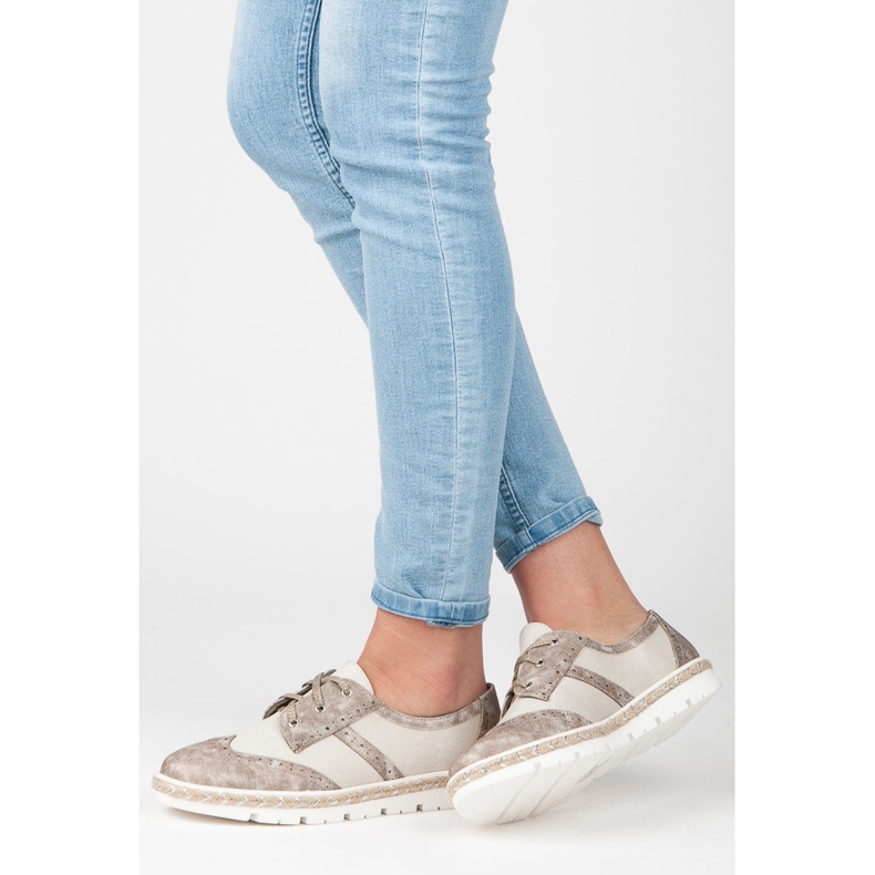 Tênis com cadarço KYLIE marrom 2