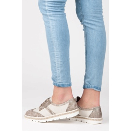 Tênis com cadarço KYLIE marrom 1