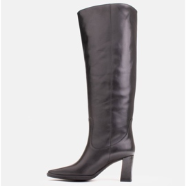 Marco Shoes Botas altas para uma panturrilha mais larga preto 1