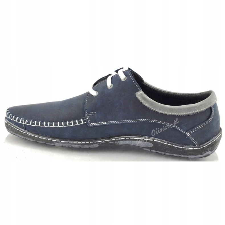 Mario Pala Sapatos masculinos 539 azul marinho 2