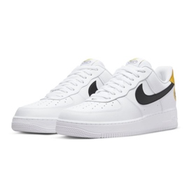 Nike Air Force 1 '07 LV8 M DM0118-100 branco preto amarelo 1