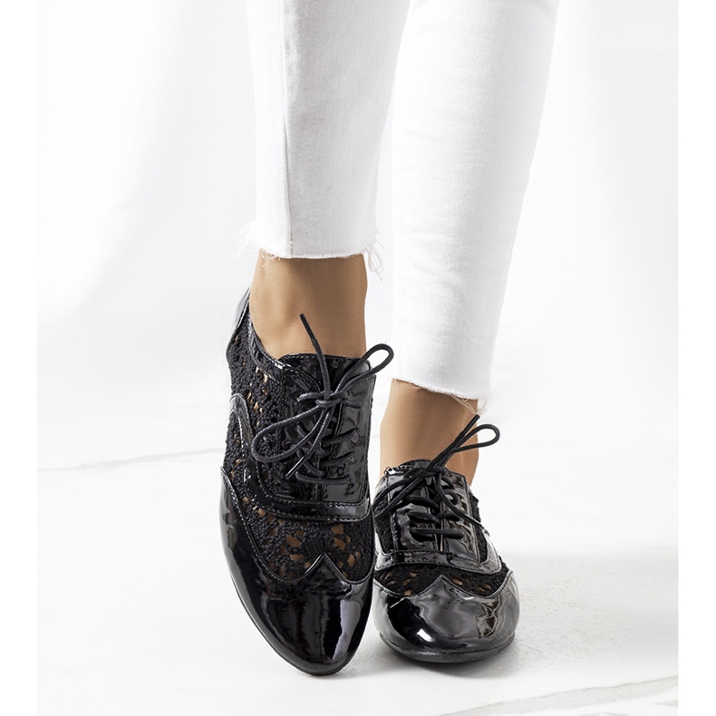 Sapato preto lacado Brett 1