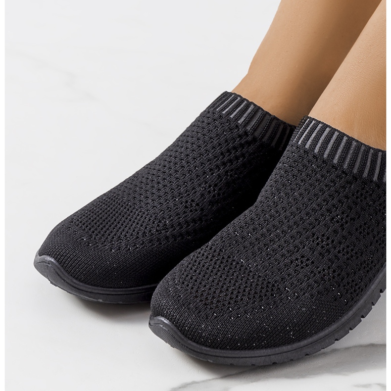 Sapatilhas pretas Sisko de mulher preto 1