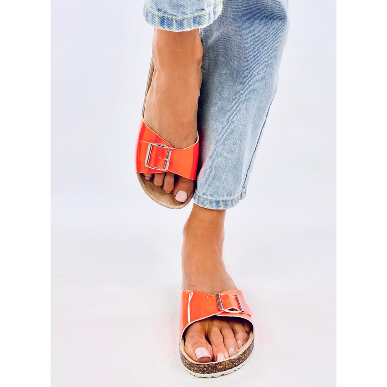Chinelos de mulher Nico Orange laranja 1