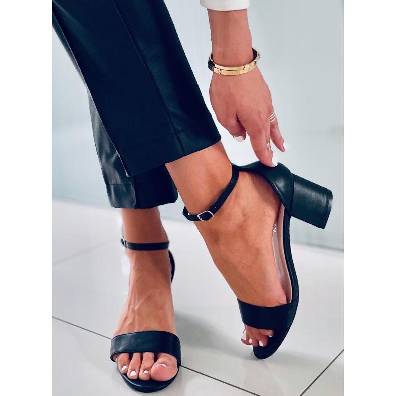 Sandália feminina de salto alto Rachel Black preto 2