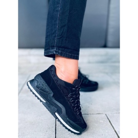 Sapatos esportivos femininos Altos Black preto 1