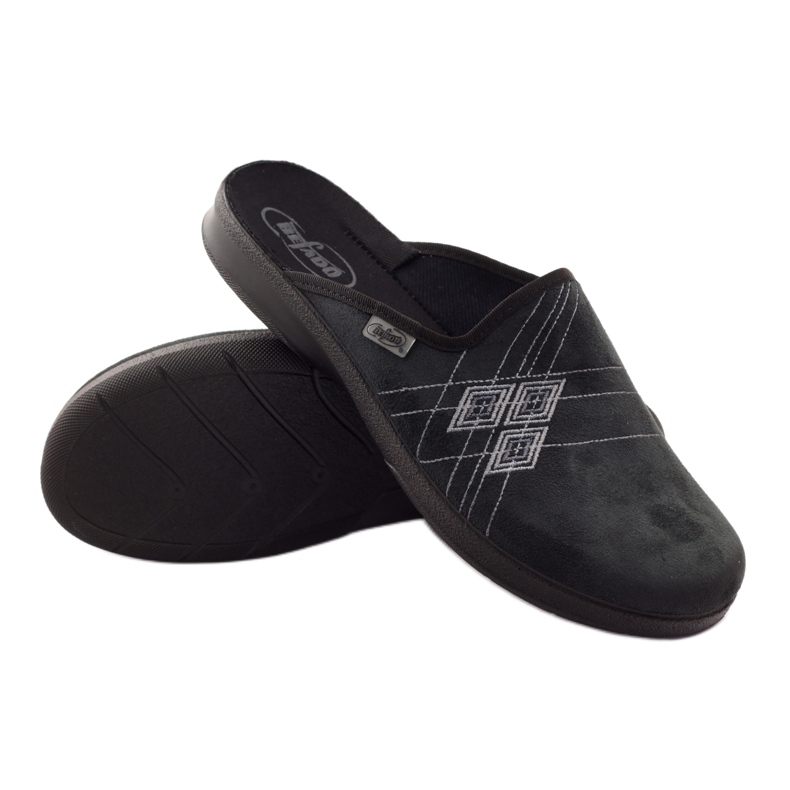 Sapatos masculinos Befado pu 548M007 cinza 5