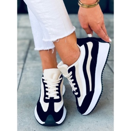 Tênis Zuri Black bege preto 1